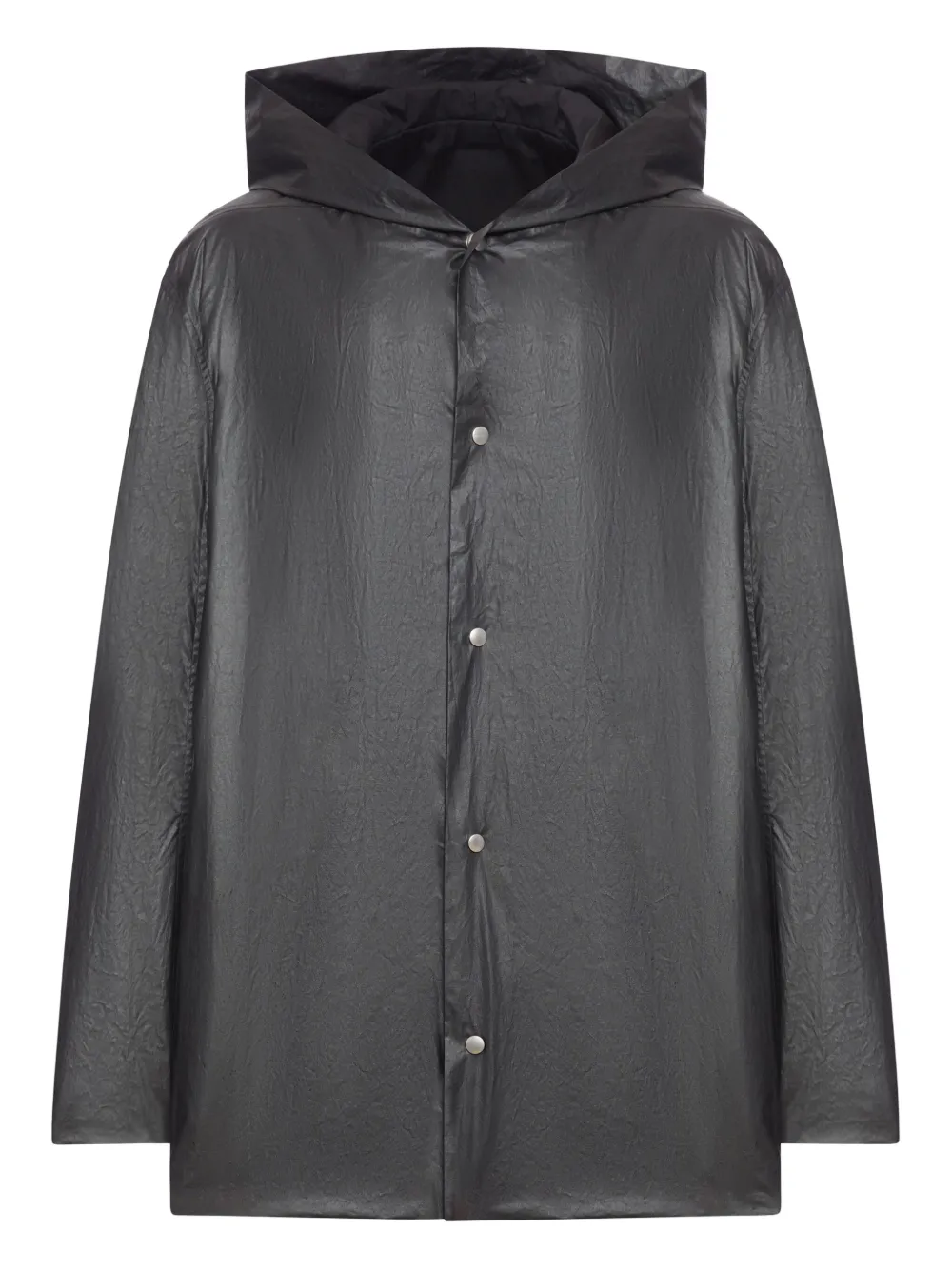 Куртка на пуговицах с капюшоном Rick Owens, черный
Куртка на пуговицах с капюшоном Rick Owens, черный