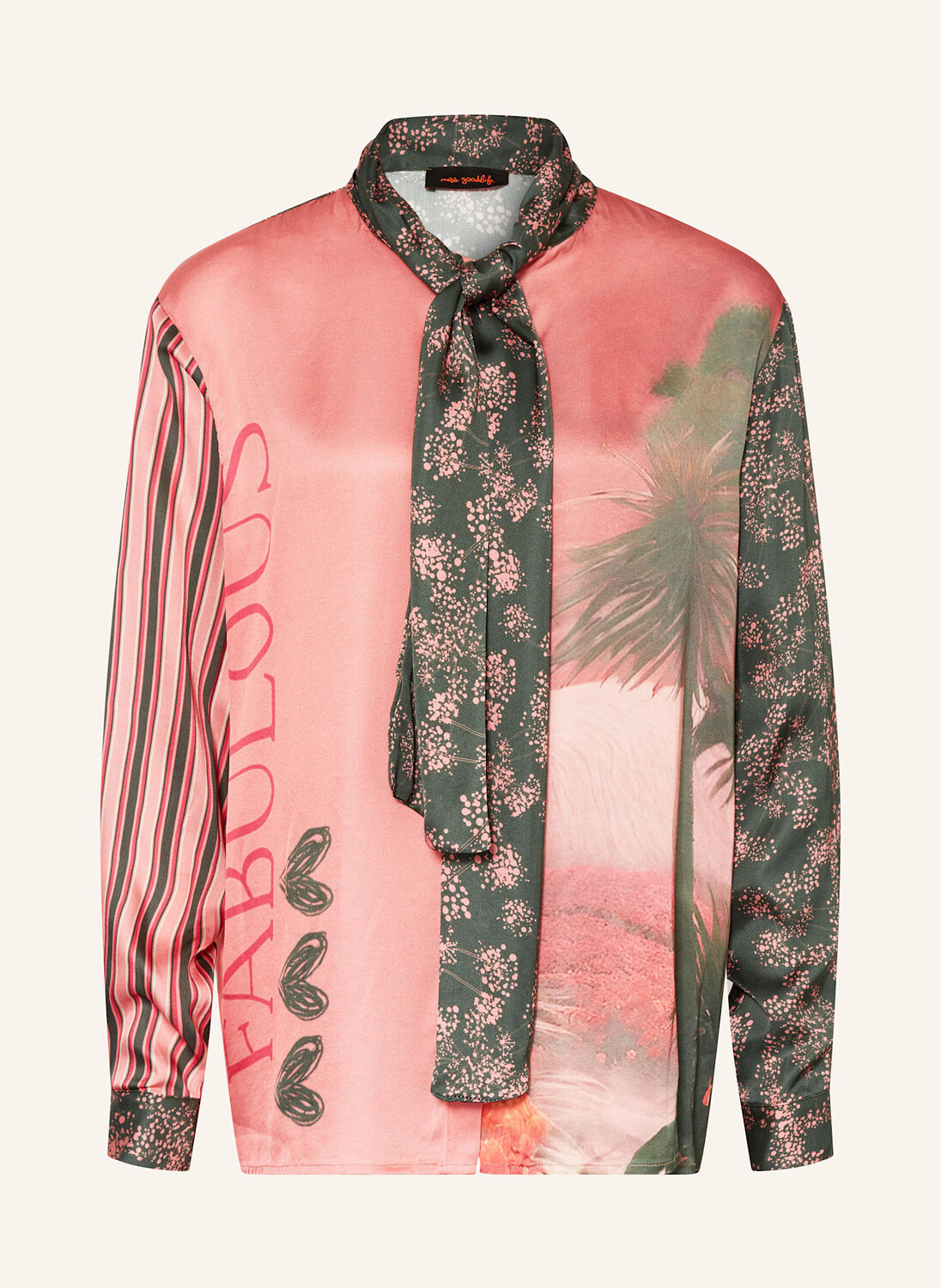 Атласная блузка с завязками на воротнике miss goodlife, цвет ROSÉ/OLIV
Атласная блузка с завязками на воротнике miss goodlife, цвет ROSÉ/OLIV