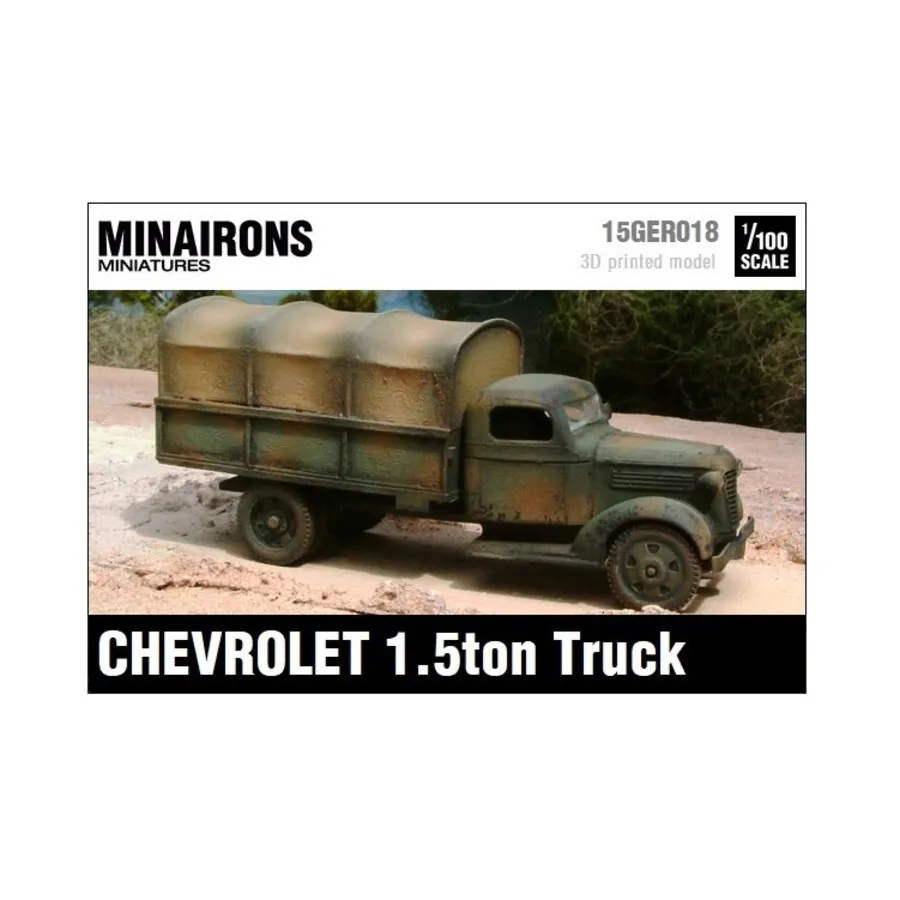 Грузовик Шевроле 1,5 тонны, Spanish Civil War - Vehicles (1:100)
Грузовик Шевроле 1,5 тонны, Spanish Civil War - Vehicles (1:100)