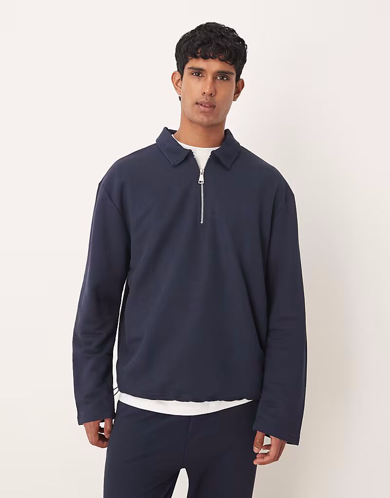 Поло свободного кроя с застежкой-молнией до середины голени из темно-синего пике Asos Design, Синий, Поло свободного кроя с застежкой-молнией до середины голени из темно-синего пике Asos Design
Поло свободного кроя с застежкой-молнией до середины голени из темно-синего пике Asos Design, Синий, Поло свободного кроя с застежкой-молнией до середины голени из темно-синего пике Asos Design