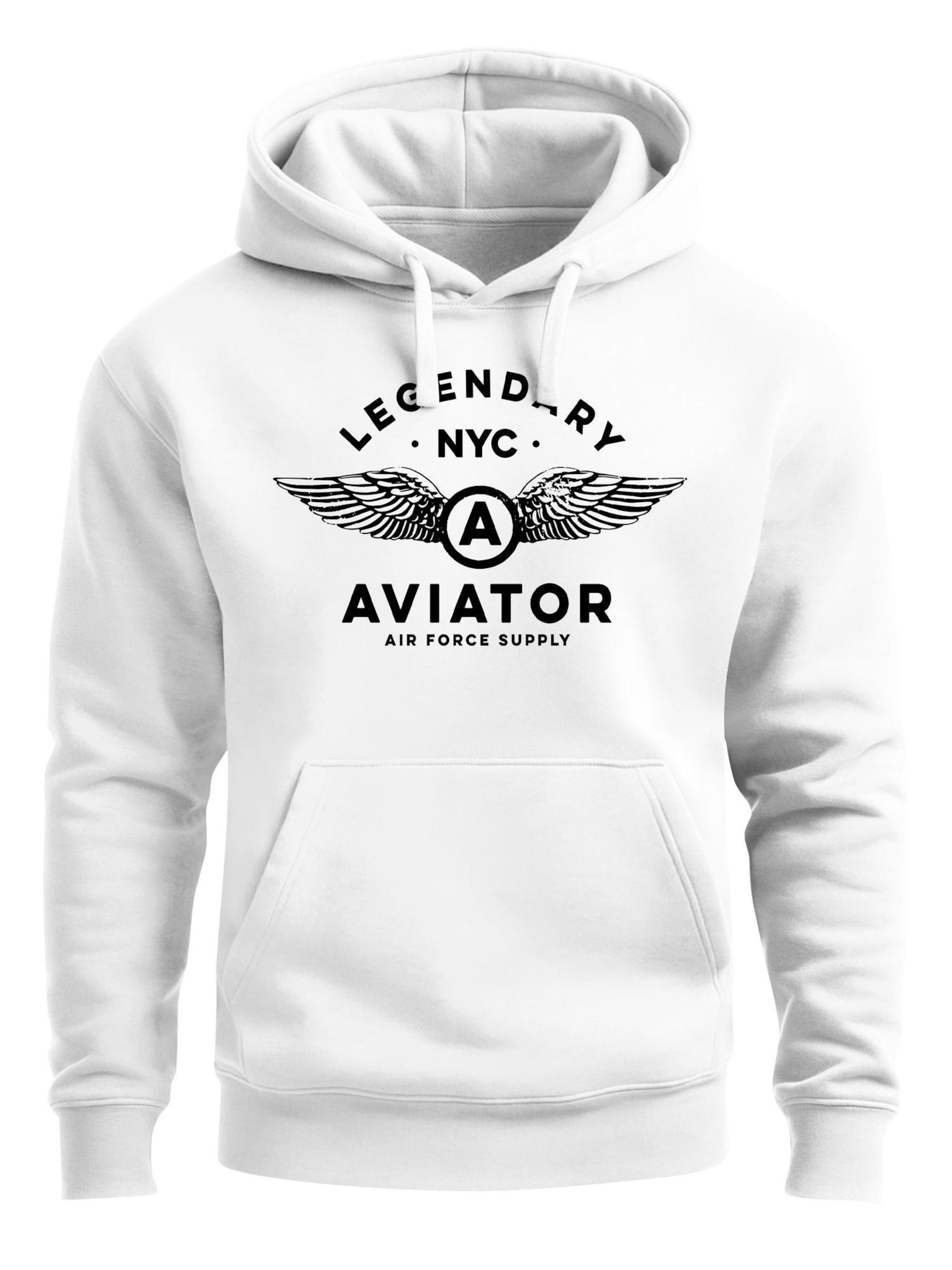 Neverless Толстовка 'Aviator Wings' в белом цвете
Neverless Толстовка 'Aviator Wings' в белом цвете