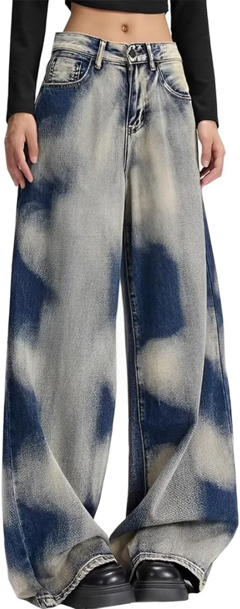 Готические джинсы Y2K с высокой талией и широкими штанинами kakarin choyx
Готические джинсы Y2K с высокой талией и широкими штанинами kakarin choyx