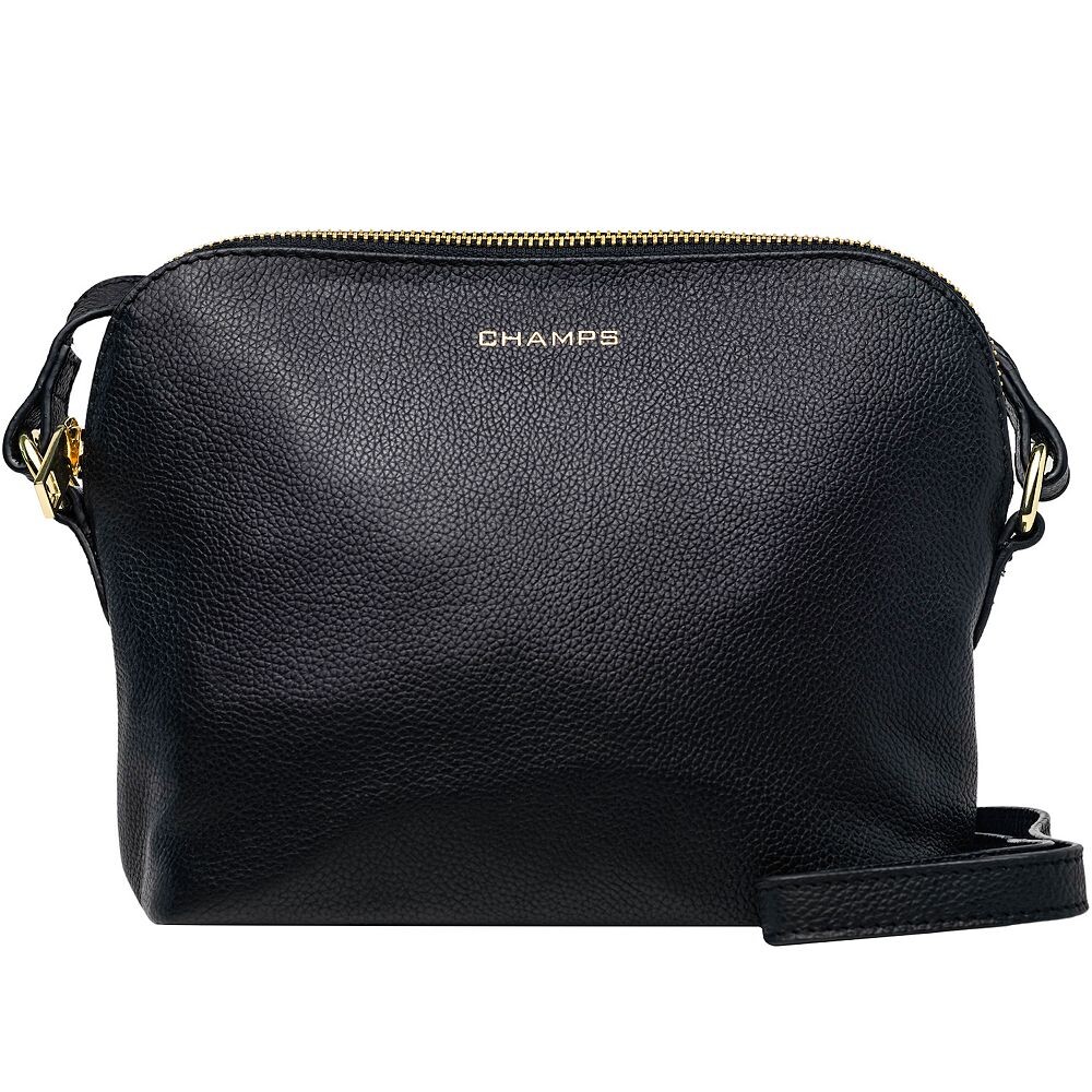 Кожаная сумка через плечо с молнией сверху из коллекции Champs Gala, черный
Кожаная сумка через плечо с молнией сверху из коллекции Champs Gala, черный