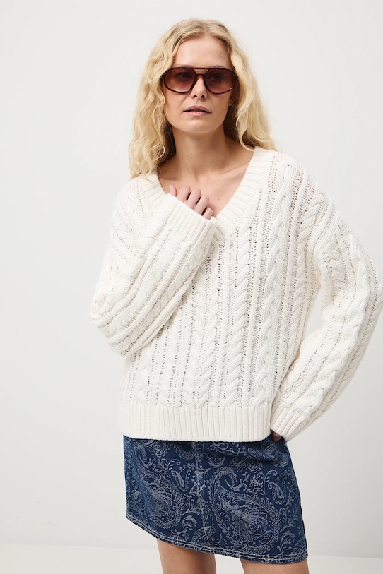 Хлопковый свитер Medicine, бежевый
Хлопковый свитер Medicine, бежевый