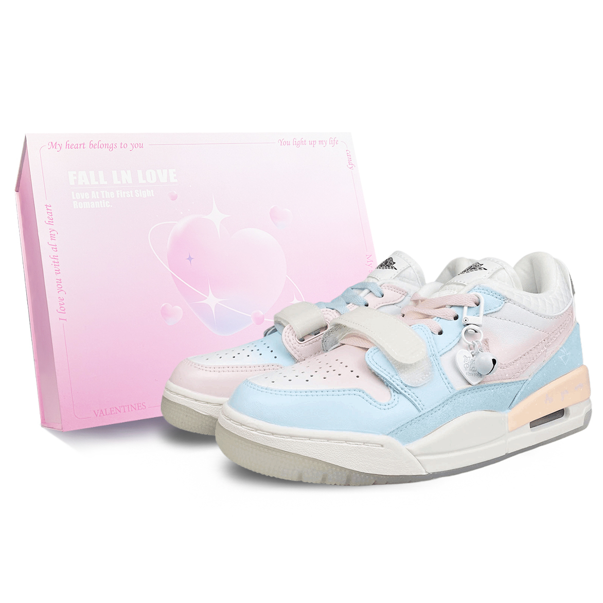 Jordan Легаси 312 винтажные баскетбольные кроссовки унисекс мидтоп розово-голубые, цвет Pink Blue
Jordan Легаси 312 винтажные баскетбольные кроссовки унисекс мидтоп розово-голубые, цвет Pink Blue