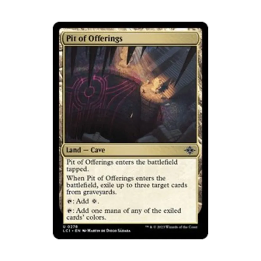 CCG Яма подношений (U), MTG - The Lost Caverns of Ixalan
CCG Яма подношений (U), MTG - The Lost Caverns of Ixalan