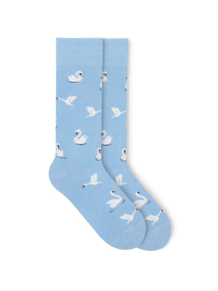 Von Jungfeld Носки с узором SIGNATURE ICONS в цвете Swan - French Blue
Von Jungfeld Носки с узором SIGNATURE ICONS в цвете Swan - French Blue