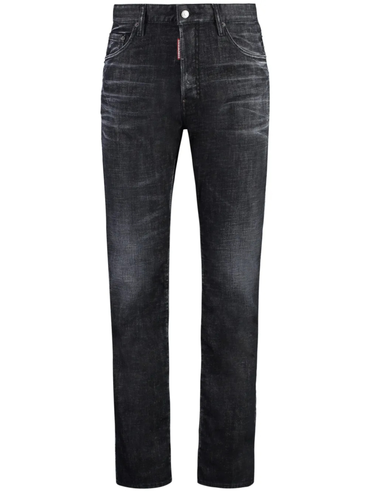 DSQUARED2 джинсы 642 прямого кроя, черный
DSQUARED2 джинсы 642 прямого кроя, черный