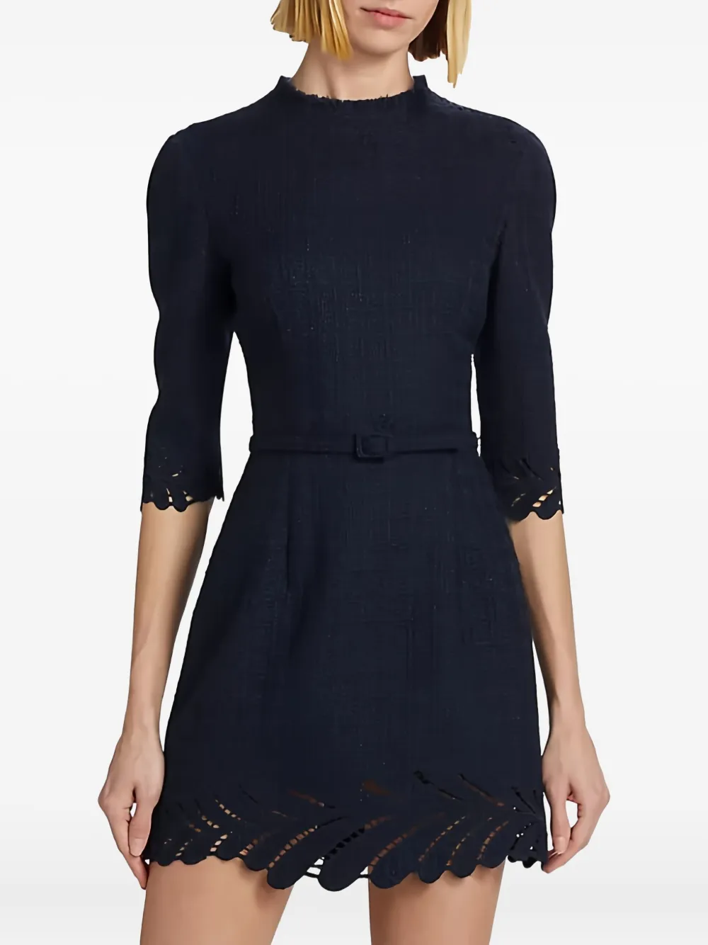 Мини-платье из букле с кружевом Oscar de la Renta, синий
Мини-платье из букле с кружевом Oscar de la Renta, синий