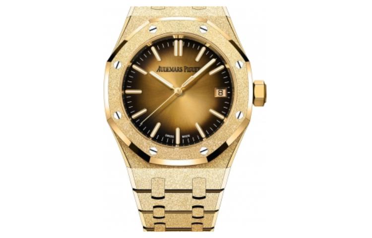 AUDEMARS PIGUET Automatic Mechanical Movement Women's Watch 37mm Gold Dial 18K Gold Watch Case 18K Gold Strap
AUDEMARS PIGUET Automatic Mechanical Movement Women's Watch 37mm Gold Dial 18K Gold Watch Case 18K Gold Strap