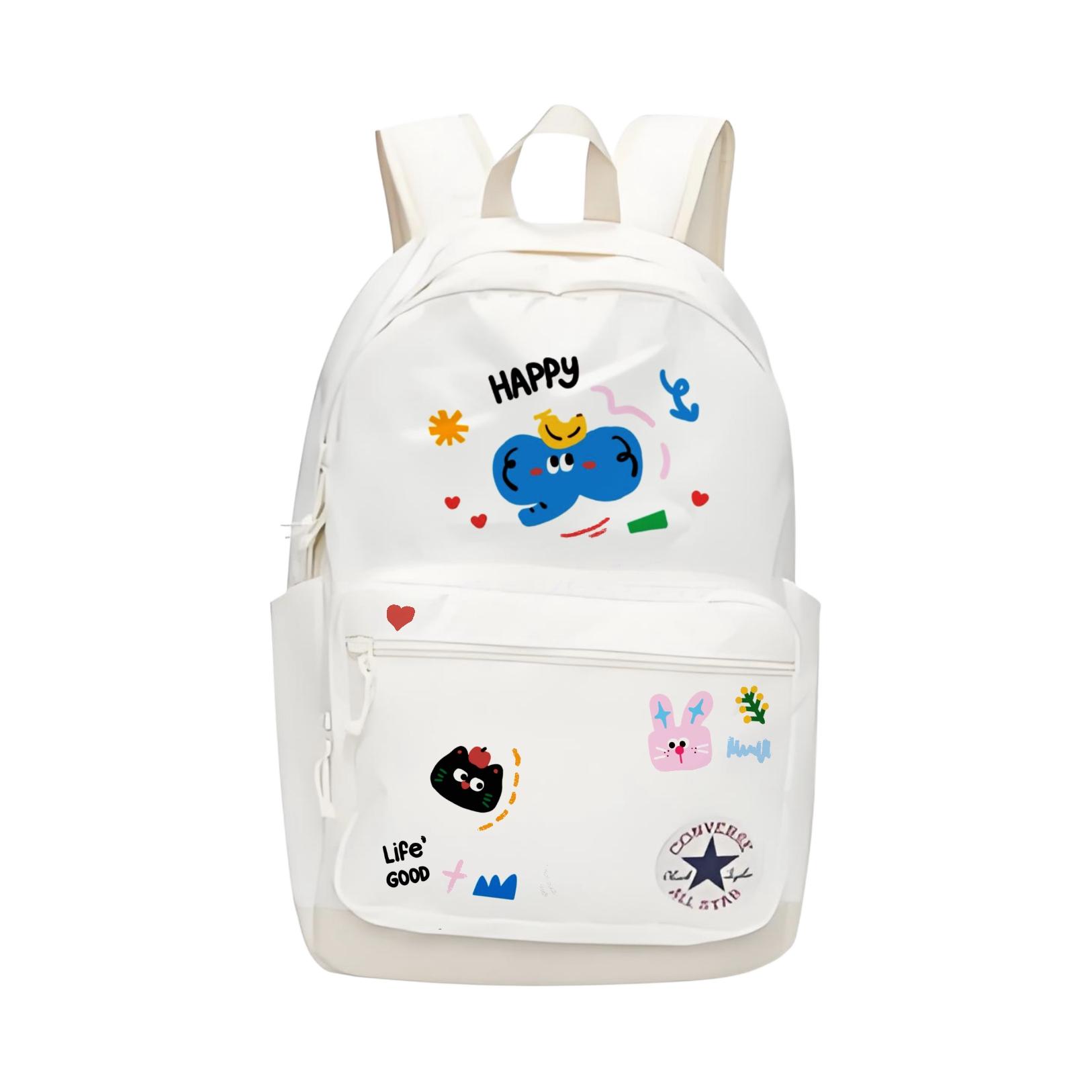 Converse Полиэстеровый рюкзак обычный унисекс белый, Zoo Star
Converse Полиэстеровый рюкзак обычный унисекс белый, Zoo Star