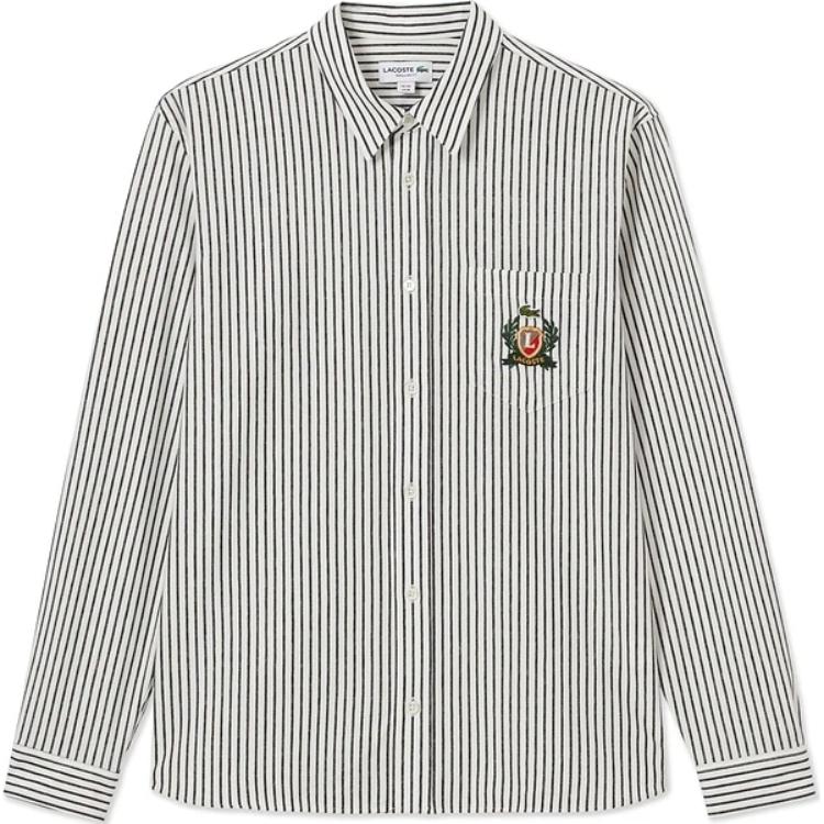 LACOSTE Рубашка SS25 мужская в черную полоску
LACOSTE Рубашка SS25 мужская в черную полоску