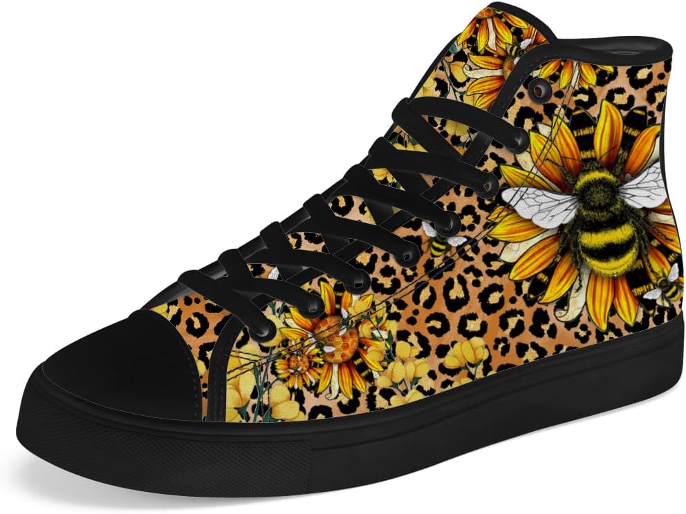 Мужские и женские высокие кеды Chebing с пчелой, тканевые кроссовки на шнуровке, повседневная обувь, желтый
Мужские и женские высокие кеды Chebing с пчелой, тканевые кроссовки на шнуровке, повседневная обувь, желтый