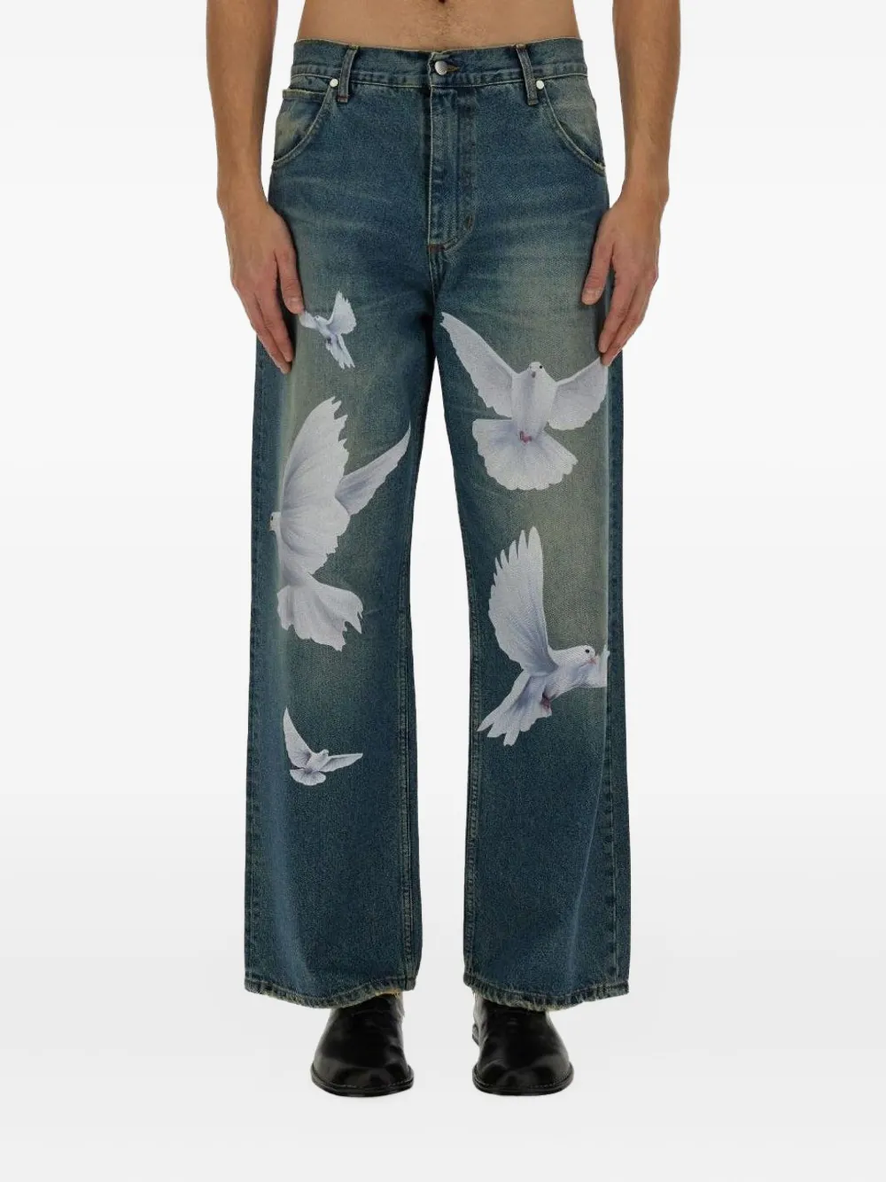 Джинсы Freedom Doves прямого кроя 3PARADIS, синий
Джинсы Freedom Doves прямого кроя 3PARADIS, синий