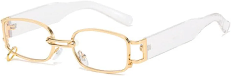 MUTYNE Популярные модные маленькие прямоугольные женские солнцезащитные очки класса люкс в винтажном панк-стиле для мужчин, солнцезащитные очки UV400, Clear
MUTYNE Популярные модные маленькие прямоугольные женские солнцезащитные очки класса люкс в винтажном панк-стиле для мужчин, солнцезащитные очки UV400, Clear