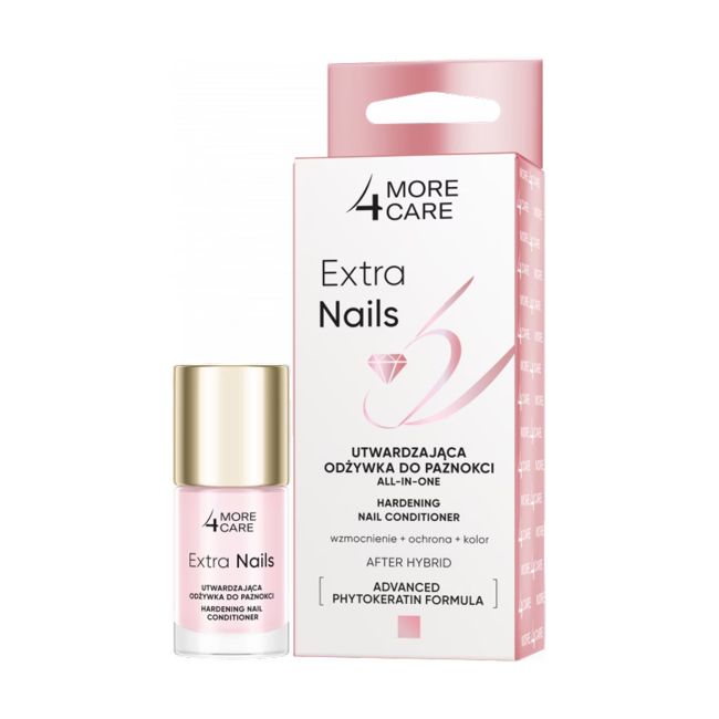 Кондиционер для укрепления ногтей Extra nails More4Care, 10 мл
Кондиционер для укрепления ногтей Extra nails More4Care, 10 мл