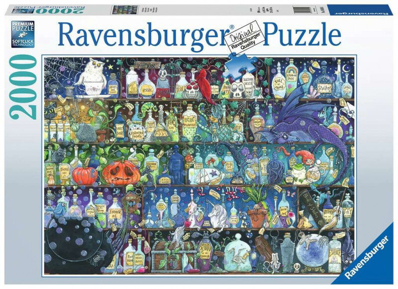 Равенсбургер, пазл, Яды и зелья, 2000 шт. Ravensburger
Равенсбургер, пазл, Яды и зелья, 2000 шт. Ravensburger
