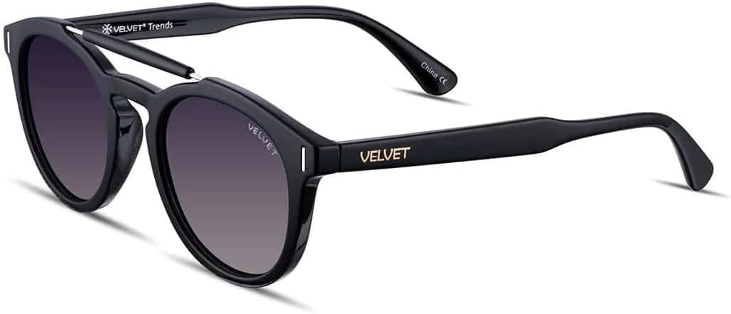 Солнцезащитные очки-авиаторы Velvet Eyewear для женщин, модель Amelia, круглые, черные - 100% защита от УФ-излучения - разработаны для женщин - произведено в США, размер Medium, Black
Солнцезащитные очки-авиаторы Velvet Eyewear для женщин, модель Amelia, круглые, черные - 100% защита от УФ-излучения - разработаны для женщин - произведено в США, размер Medium, Black