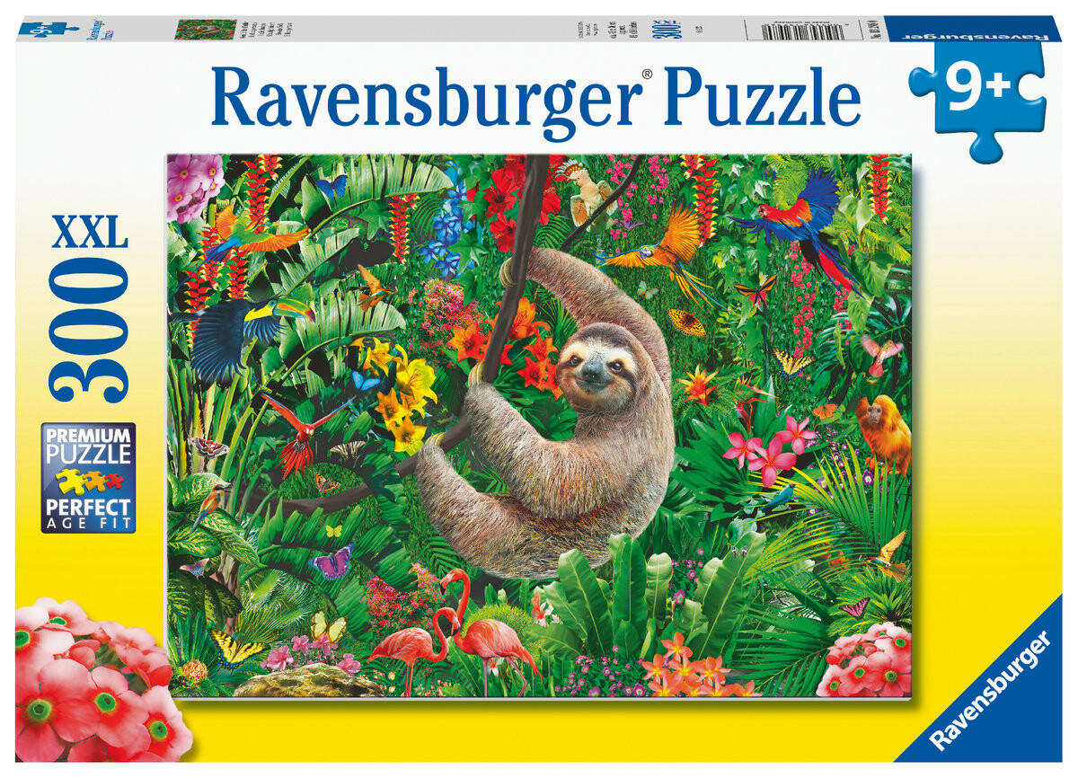 Ravensburger, пазл для детей XXL Ленивец, 300 шт.
Ravensburger, пазл для детей XXL Ленивец, 300 шт.