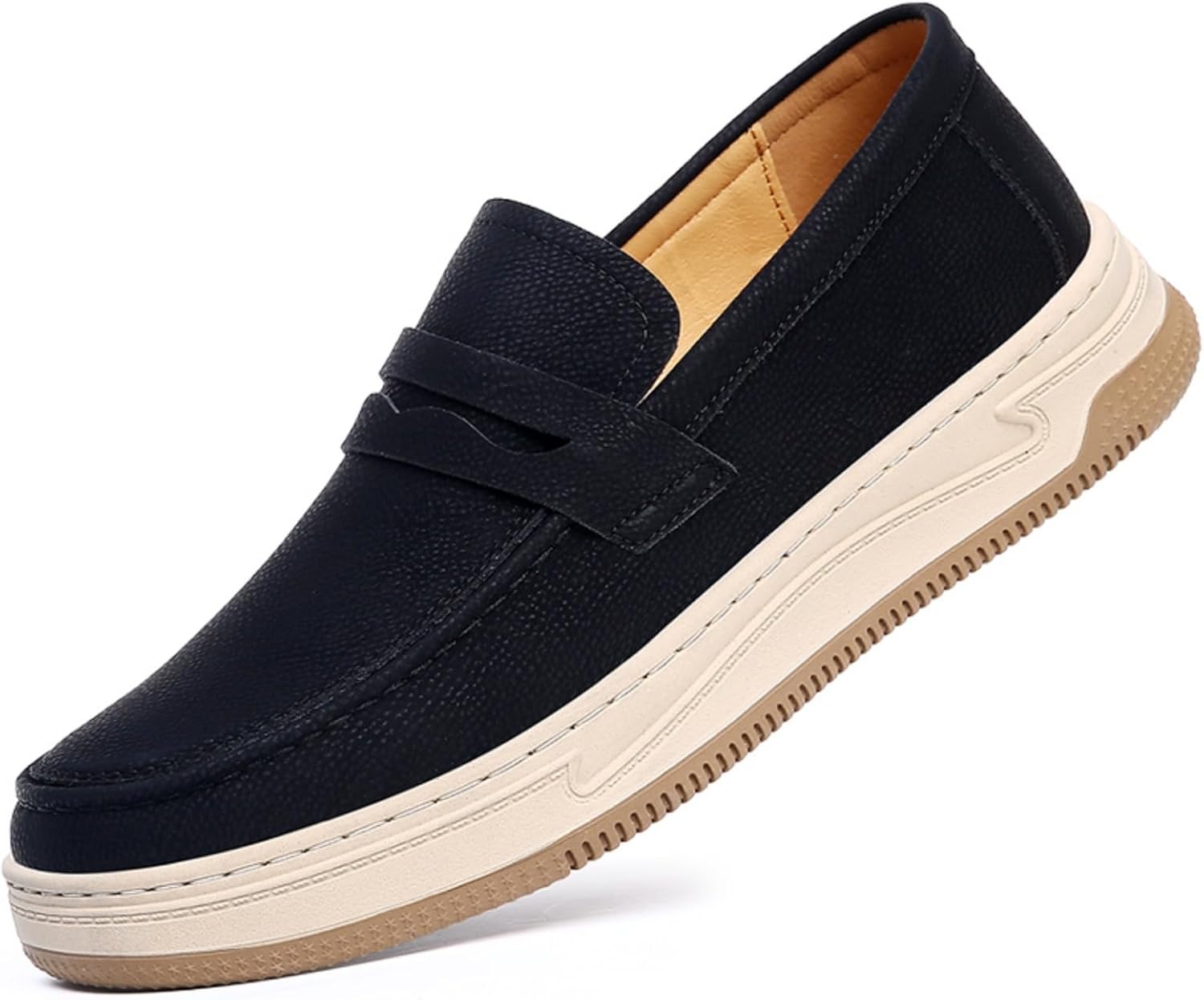 Мужские замшевые слипоны на платформе, деловые лоферы с пенни, круглым носком, плоским каблуком, дышащие, легкие, для ежедневных поездок на работу, в офис и на улицу, для формального бизнеса Qwuieoin, черный
Мужские замшевые слипоны на платформе, деловые лоферы с пенни, круглым носком, плоским каблуком, дышащие, легкие, для ежедневных поездок на работу, в офис и на улицу, для формального бизнеса Qwuieoin, черный