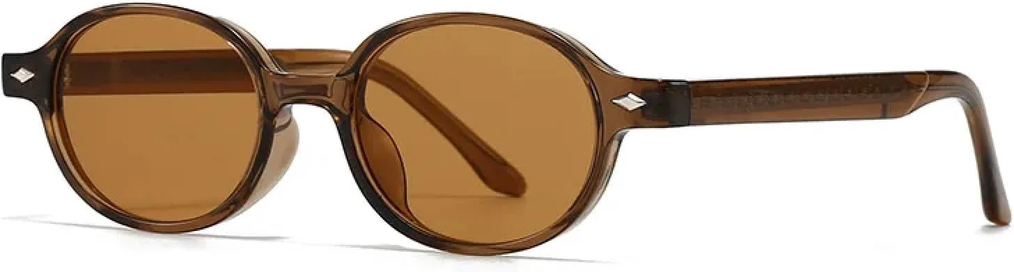 Ретро-очки, качественные, маленькие овальные, женские, с защитой от УФ-излучения UV400, модные, с заклепками, мужские солнцезащитные очки TKKTLLT, C6 Tea Tea
Ретро-очки, качественные, маленькие овальные, женские, с защитой от УФ-излучения UV400, модные, с заклепками, мужские солнцезащитные очки TKKTLLT, C6 Tea Tea