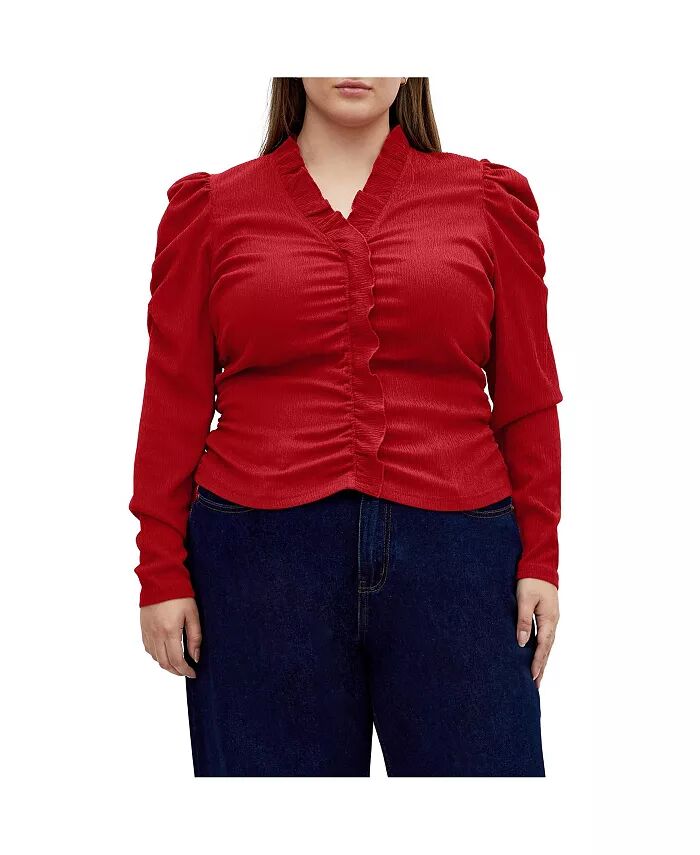 Топ Аника Плюс Размер CITY CHIC, красный
Топ Аника Плюс Размер CITY CHIC, красный