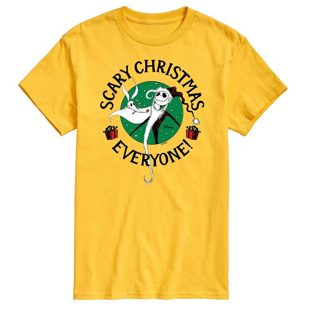 Мужская футболка Disney's «Кошмар перед Рождеством» с рисунком «Страшное Рождество» для всех, желтый
Мужская футболка Disney's «Кошмар перед Рождеством» с рисунком «Страшное Рождество» для всех, желтый