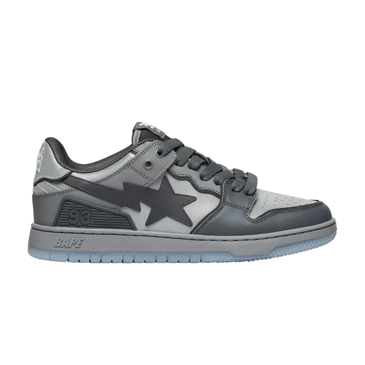 Кроссовки BAPE Sk8 Sta #5 M2 Grey, серый
Кроссовки BAPE Sk8 Sta #5 M2 Grey, серый