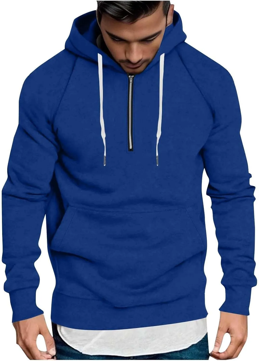 Мужской худи с карманом Slim Fit
Мужской худи с карманом Slim Fit