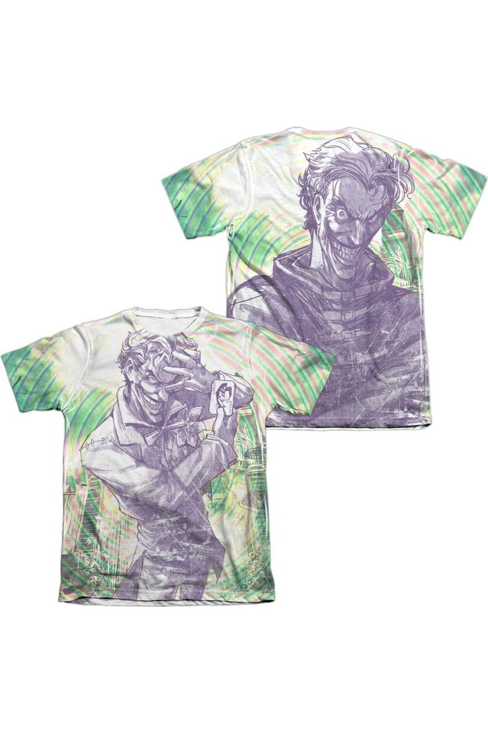 Футболка с коротким рукавом Batman Mad Mad Swirl (принт спереди/сзади) для взрослых из полиэстера/хлопка Gildan, белый
Футболка с коротким рукавом Batman Mad Mad Swirl (принт спереди/сзади) для взрослых из полиэстера/хлопка Gildan, белый