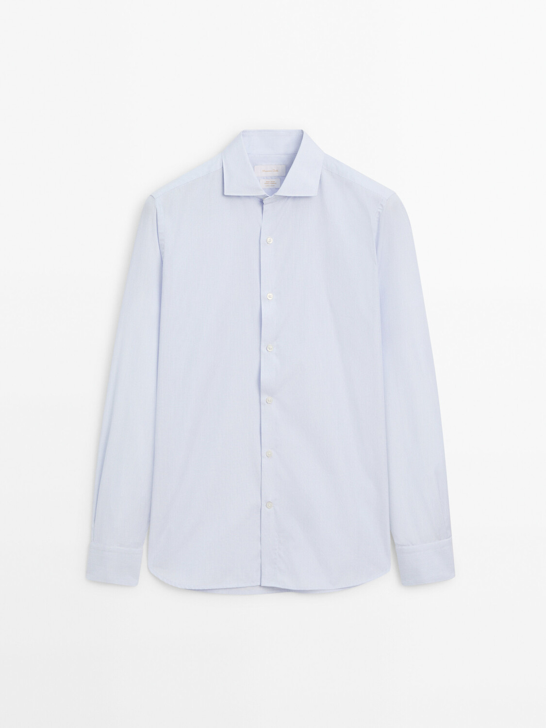 Рубашка из хлопка в мелкую полоску облегающего кроя Massimo Dutti, голубой
Рубашка из хлопка в мелкую полоску облегающего кроя Massimo Dutti, голубой