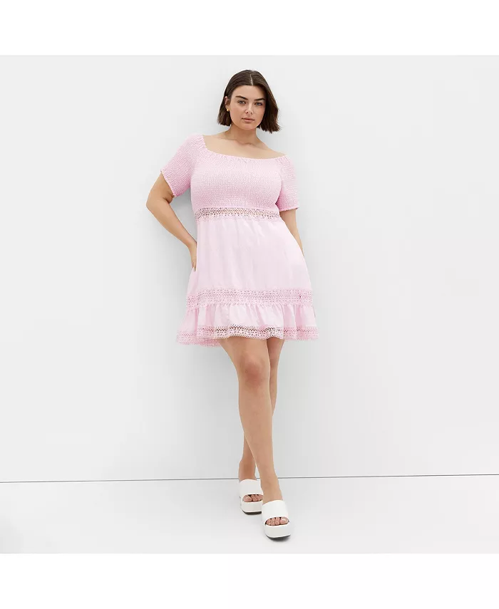 Платье Aura больших размеров CITY CHIC, розовый
Платье Aura больших размеров CITY CHIC, розовый