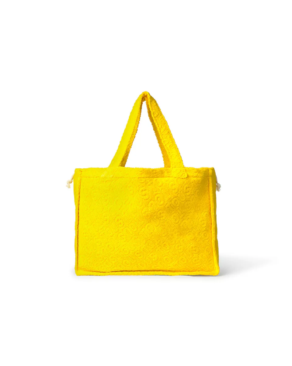 Детская пляжная сумка из хлопковой махры с логотипом TOUS, жёлтый
Детская пляжная сумка из хлопковой махры с логотипом TOUS, жёлтый