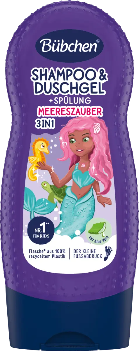 Детский шампунь и усилитель гель для душа Кондиционер 3в1 Морская магия 230 мл Bübchen
Детский шампунь и усилитель гель для душа Кондиционер 3в1 Морская магия 230 мл Bübchen