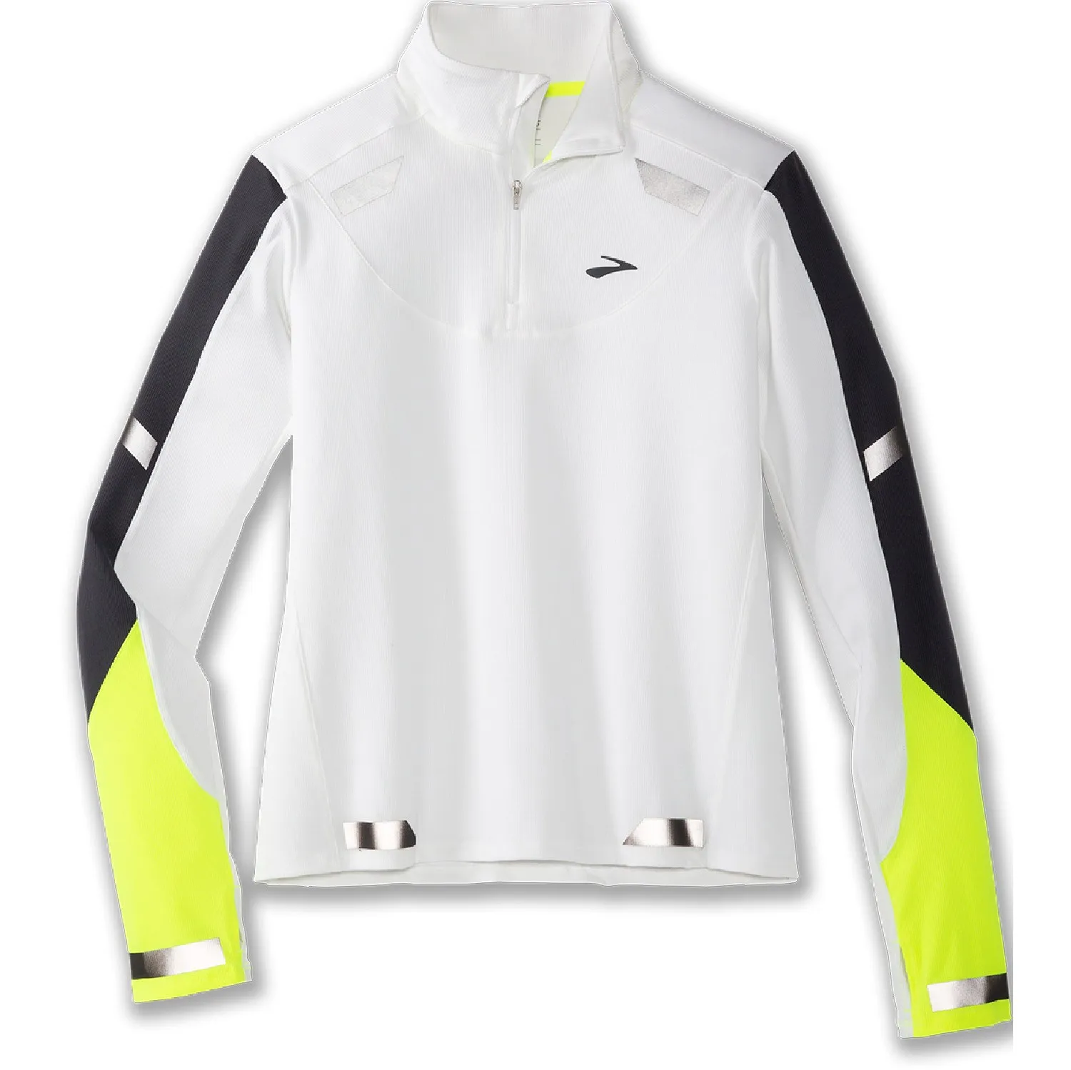 Беговая футболка с полумолнией Brooks, White/Asphalt/Nightlife
Беговая футболка с полумолнией Brooks, White/Asphalt/Nightlife