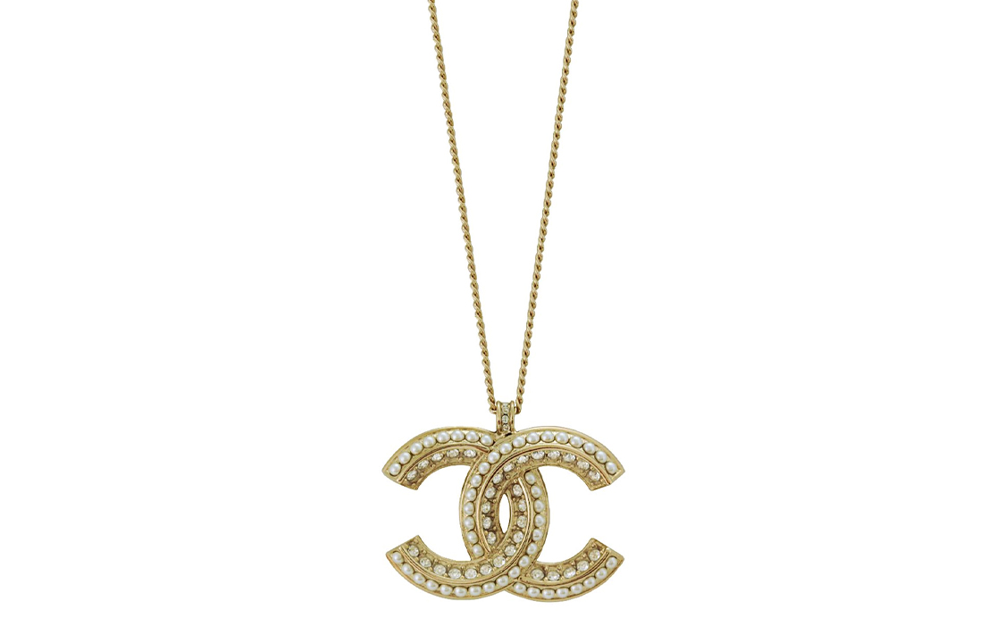 Двойное ожерелье с искусственным жемчугом и кристаллами для женщин CHANEL, золото
Двойное ожерелье с искусственным жемчугом и кристаллами для женщин CHANEL, золото