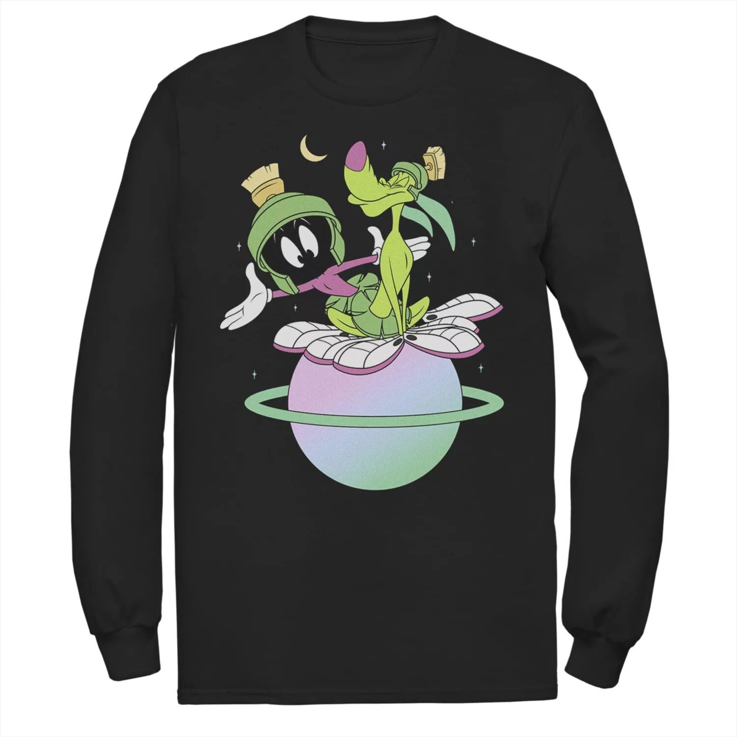 Мужская красочная футболка Looney Tunes с персонажами Марвина и планеты К-9 Licensed Character
Мужская красочная футболка Looney Tunes с персонажами Марвина и планеты К-9 Licensed Character