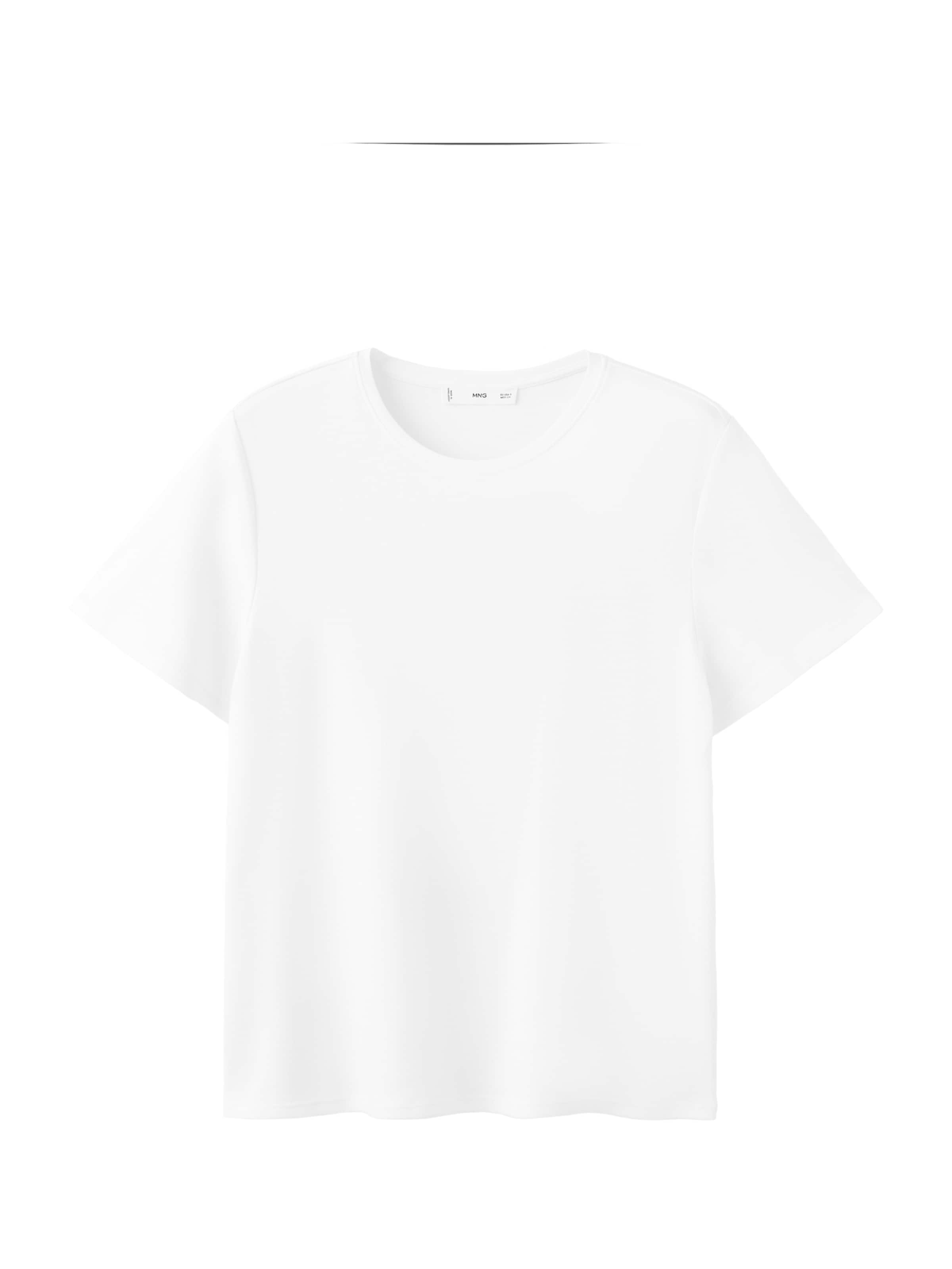 MANGO Футболка 'RITI' в белом цвете
MANGO Футболка 'RITI' в белом цвете