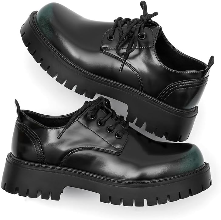 Мужские массивные двухцветные туфли с носком, деловые оксфорды на платформе для мужчин, увеличивающие рост, повседневные дерби Gezykao, черный/зеленый
Мужские массивные двухцветные туфли с носком, деловые оксфорды на платформе для мужчин, увеличивающие рост, повседневные дерби Gezykao, черный/зеленый