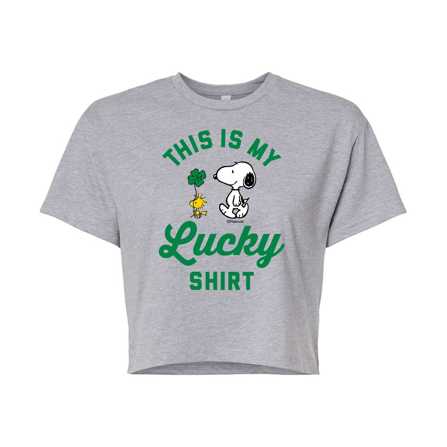 Укороченная футболка Juniors' Peanuts My Lucky Shirt Licensed Character, серый
Укороченная футболка Juniors' Peanuts My Lucky Shirt Licensed Character, серый