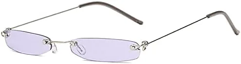 Модные маленькие солнцезащитные очки для женщин и мужчин, без оправы, узкие, трендовые, из сплава, в стиле стритвеар, с защитой от УФ-излучения UV400 MTZJH, C7
Модные маленькие солнцезащитные очки для женщин и мужчин, без оправы, узкие, трендовые, из сплава, в стиле стритвеар, с защитой от УФ-излучения UV400 MTZJH, C7