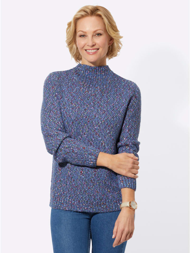 Свитер с воротником-стойкой, средне-голубой меланжевый WITT WEIDEN
Свитер с воротником-стойкой, средне-голубой меланжевый WITT WEIDEN