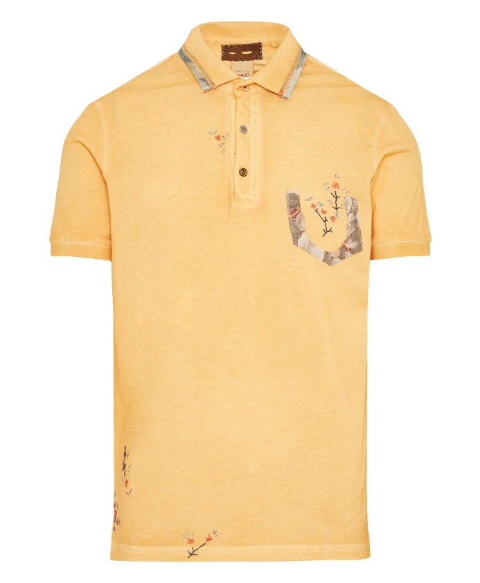 Классическая хлопковая рубашка поло Bob, оранжевый
Классическая хлопковая рубашка поло Bob, оранжевый