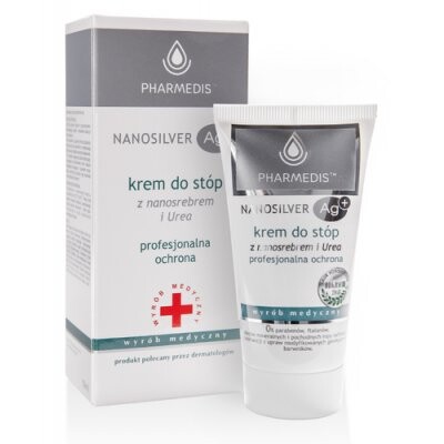 Крем для ног с наносеребром и мочевиной, 50 мл Pharmedis
Крем для ног с наносеребром и мочевиной, 50 мл Pharmedis