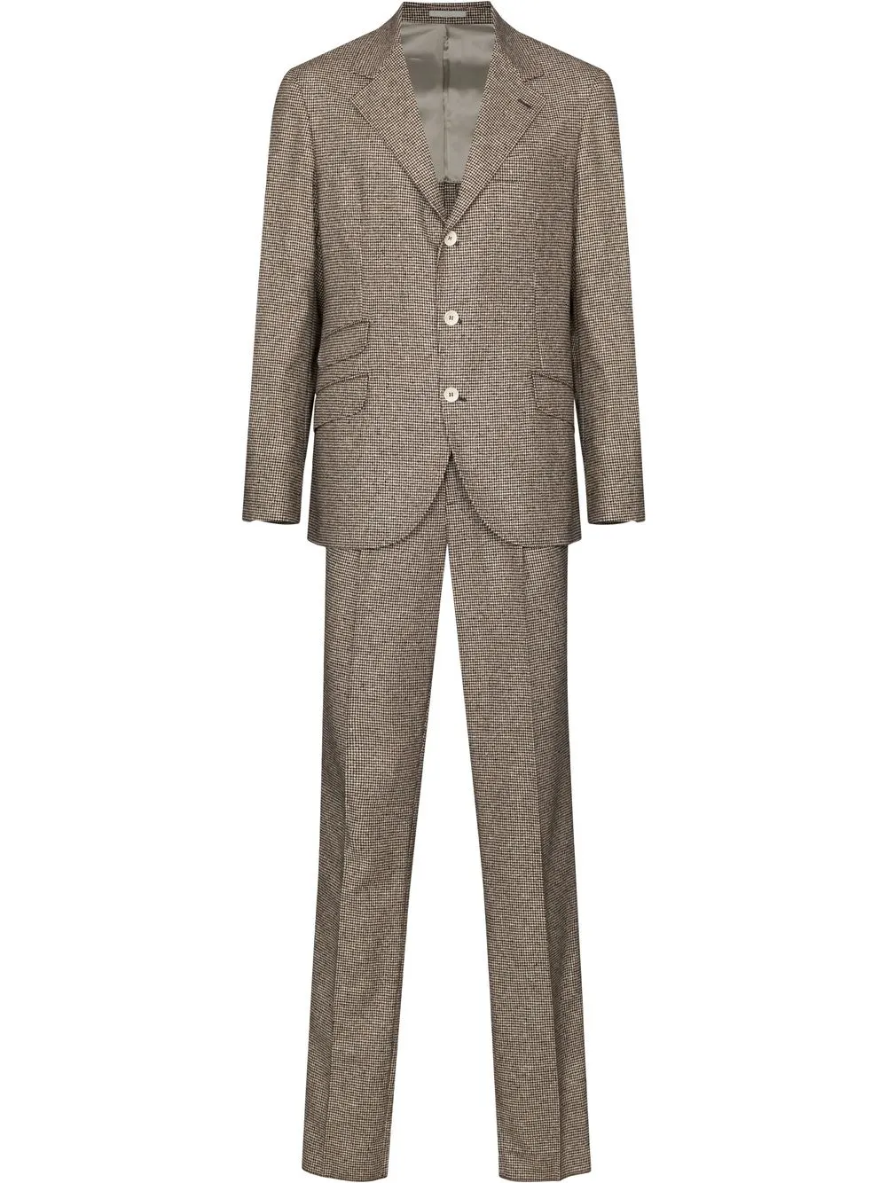 Однобортный пиджак в ломаную клетку Brunello Cucinelli, коричневый
Однобортный пиджак в ломаную клетку Brunello Cucinelli, коричневый