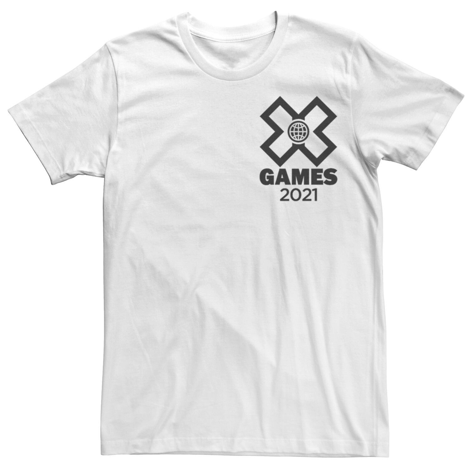 Мужская футболка ESPN X Games с логотипом на левой груди C1 Licensed Character 
Мужская футболка ESPN X Games с логотипом на левой груди C1 Licensed Character