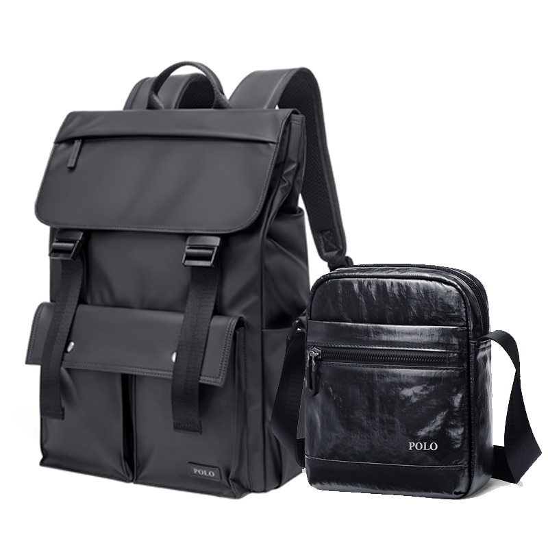 POLO Черный рюкзак из ткани для мужчин, Gray 2-Piece Set
POLO Черный рюкзак из ткани для мужчин, Gray 2-Piece Set
