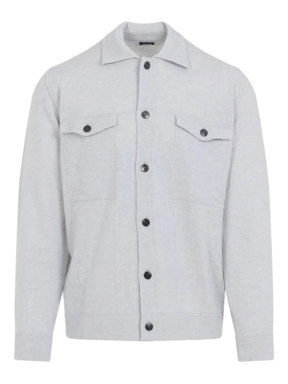 Куртка-рубашка с застежкой на пуговицы и карманом-клапаном Kiton, серый
Куртка-рубашка с застежкой на пуговицы и карманом-клапаном Kiton, серый