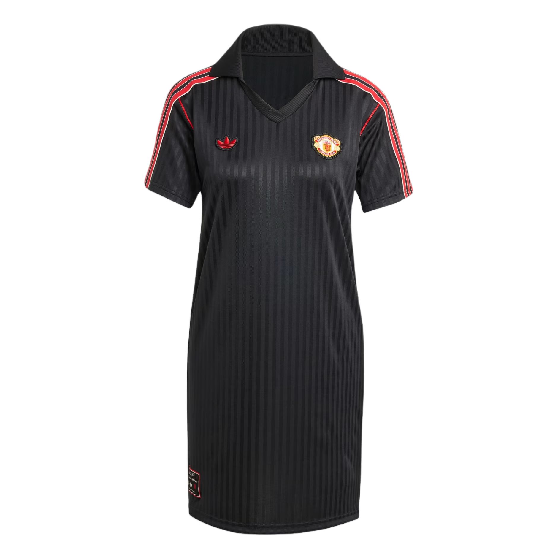 Manchester United Herringbone мини-платье Adidas, черный
Manchester United Herringbone мини-платье Adidas, черный
