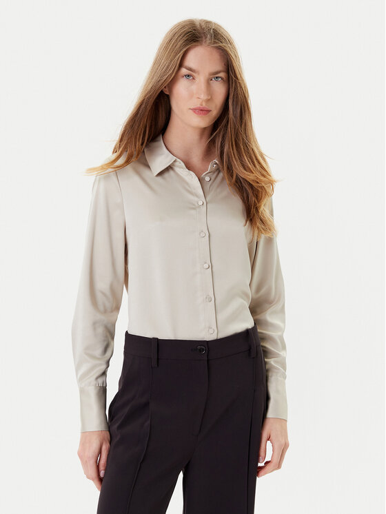 Рубашка regular fit Merle 10334598 Vero Moda, бежевый 
Рубашка regular fit Merle 10334598 Vero Moda, бежевый